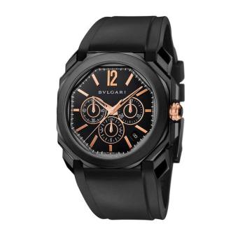 Stainless Steel and Rose Gold Octo Velocissimo Chronograph Watch (41mm)
