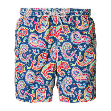 paisley print swim shorts