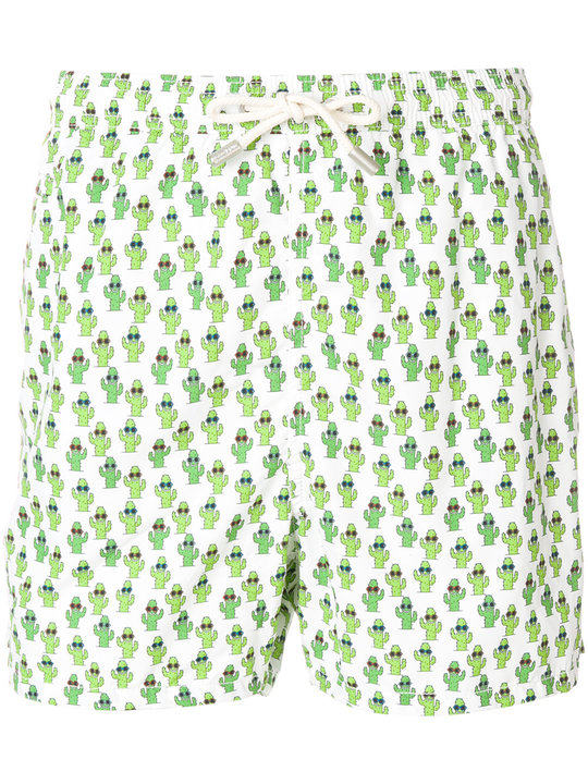 cactus print swim shorts展示图