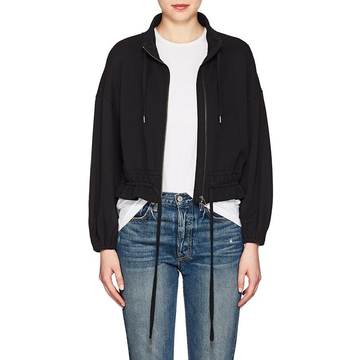 Cotton Terry Crop Jacket