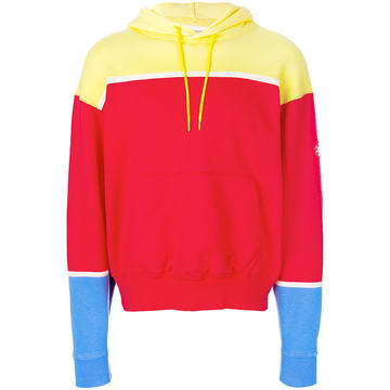 colour block hoodie