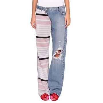 Circus Hotel Cotton Denim And Lurex Viscose Jeans