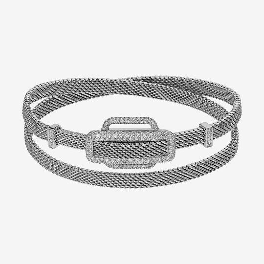 Attelage d'Or ribbon double tour bracelet | Hermès - idollook