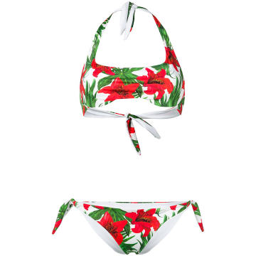 tropical flower bikini