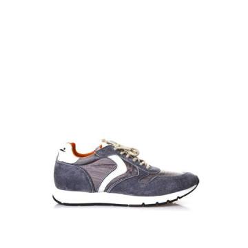 Voile Blanche Liam Free Grey Suede & Nylon Sneakers