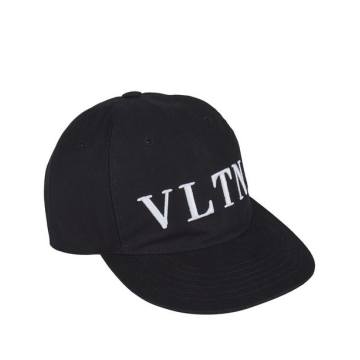Black Valentino Garavani 'VLTN' Cap