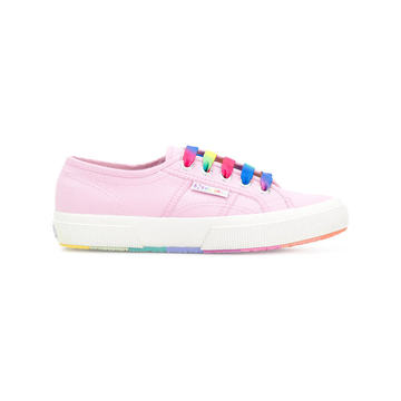 coloured laces platform sneakers