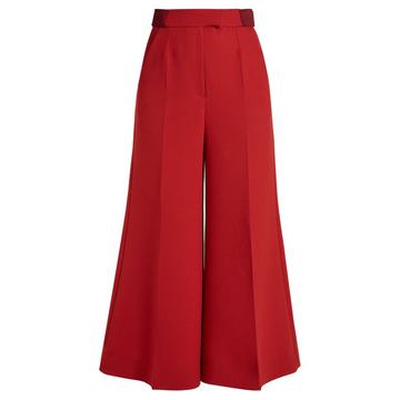 Tamako wide-leg cropped trousers