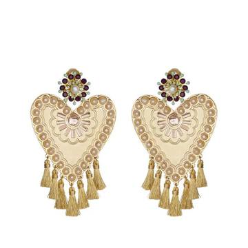 Heart Clip On Earrings