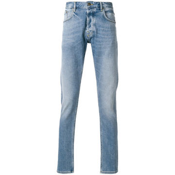 faded slim fit jeans