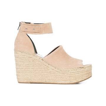 open toe wedge espadrilles