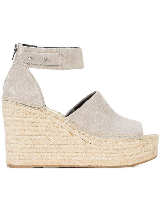 open toe wedge espadrilles展示图