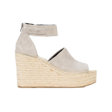 open toe wedge espadrilles