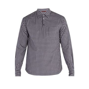 Checked cotton shirt