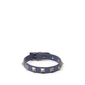 Rockstud leather bracelet