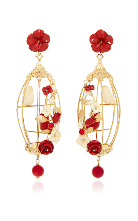 Ruby Lovebird Earrings展示图