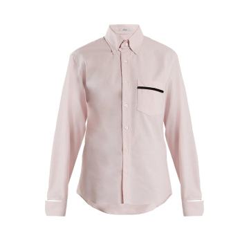 Novus patch-pocket cotton shirt