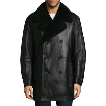 Frontier Shearling Double Breasted Jacket