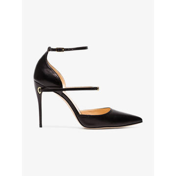 Black Enrico 105 leather pumps