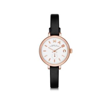 Marc By Marc Jacobs Sally 28 Mm Stainless Steel And Leather Strap Women's Watch
