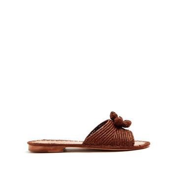 Salma raffia slides