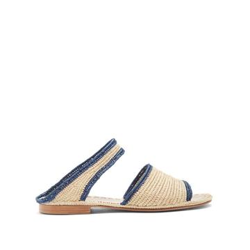 Ahmed raffia sandals