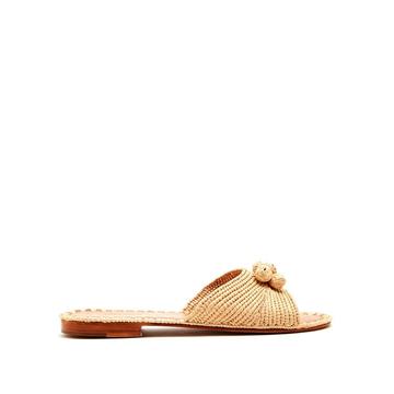 Salma raffia slides