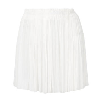 short pleated skirt