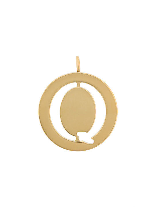 Q coin pendant necklace展示图