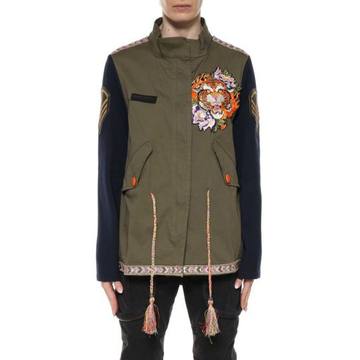 History Repeats Military Jacket With Patches From History Repeats