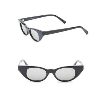 Le Specs x Adam Selman The Breaker 44MM Cat Eye Sunglasses