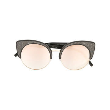 glittered cat eye sunglasses