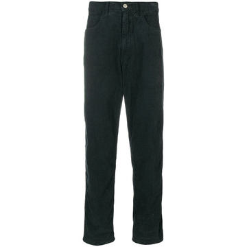 straight-leg corded trousers