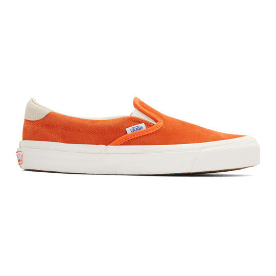 Orange Suede OG 59 LX Slip-On Sneakers展示图