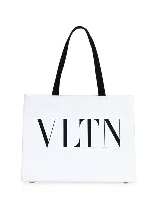 Leather Logo Tote Bag展示图