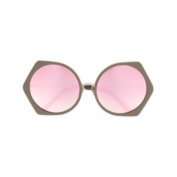 oversized round sunglasses