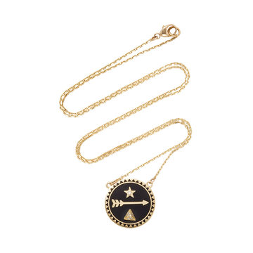 Dream Petite Champleve Stationary Necklace