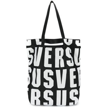 logo printed tote bag