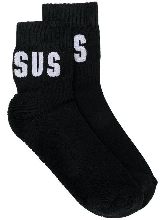 logo intarsia socks展示图