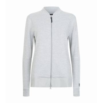 Multi-Textured Zip Up Jacket