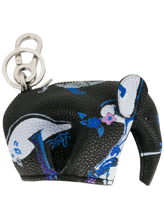 Elephant circus-print purse charm展示图