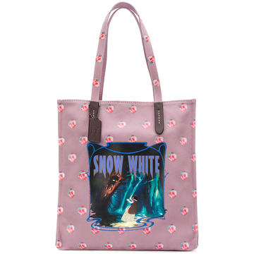 patch pocket Sleeping Beauty tote