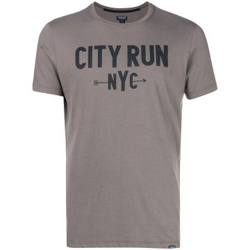 City Run print T-shirt