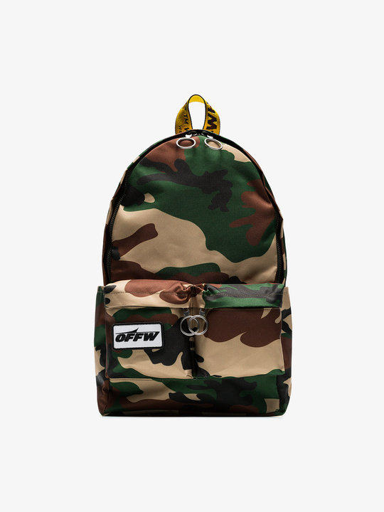 green camouflage industrial strap backpack展示图