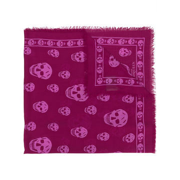 skull print scarf