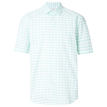 short sleeve checked shirt