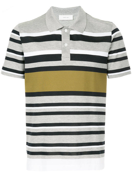 multi-stripe polo shirt展示图