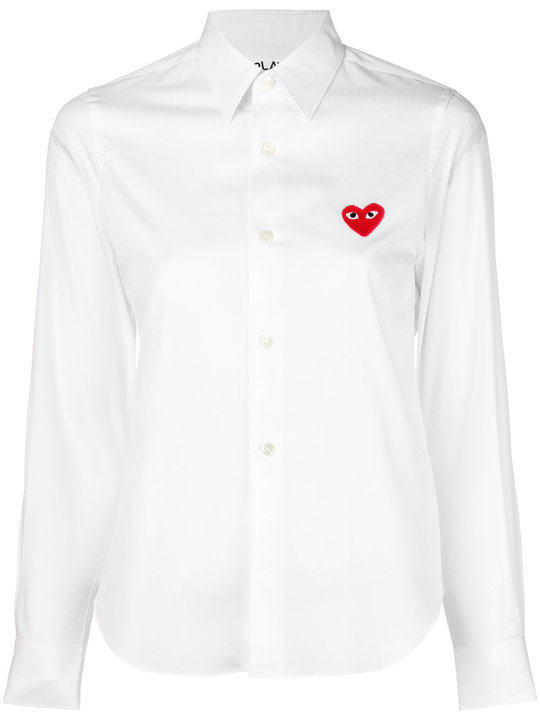 embroidered heart shirt展示图