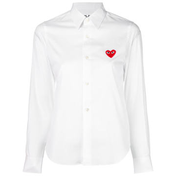 embroidered heart shirt