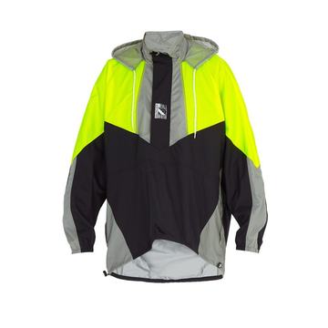 Double-hem windbreaker jacket